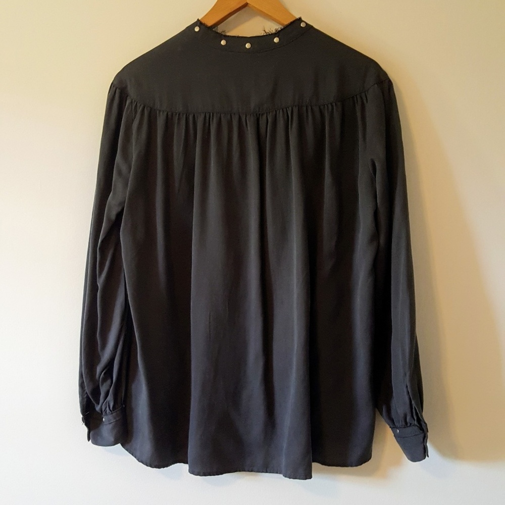 COPY - Zara Black Studded Blouse - Medium - NWT - Picture 8 of 9